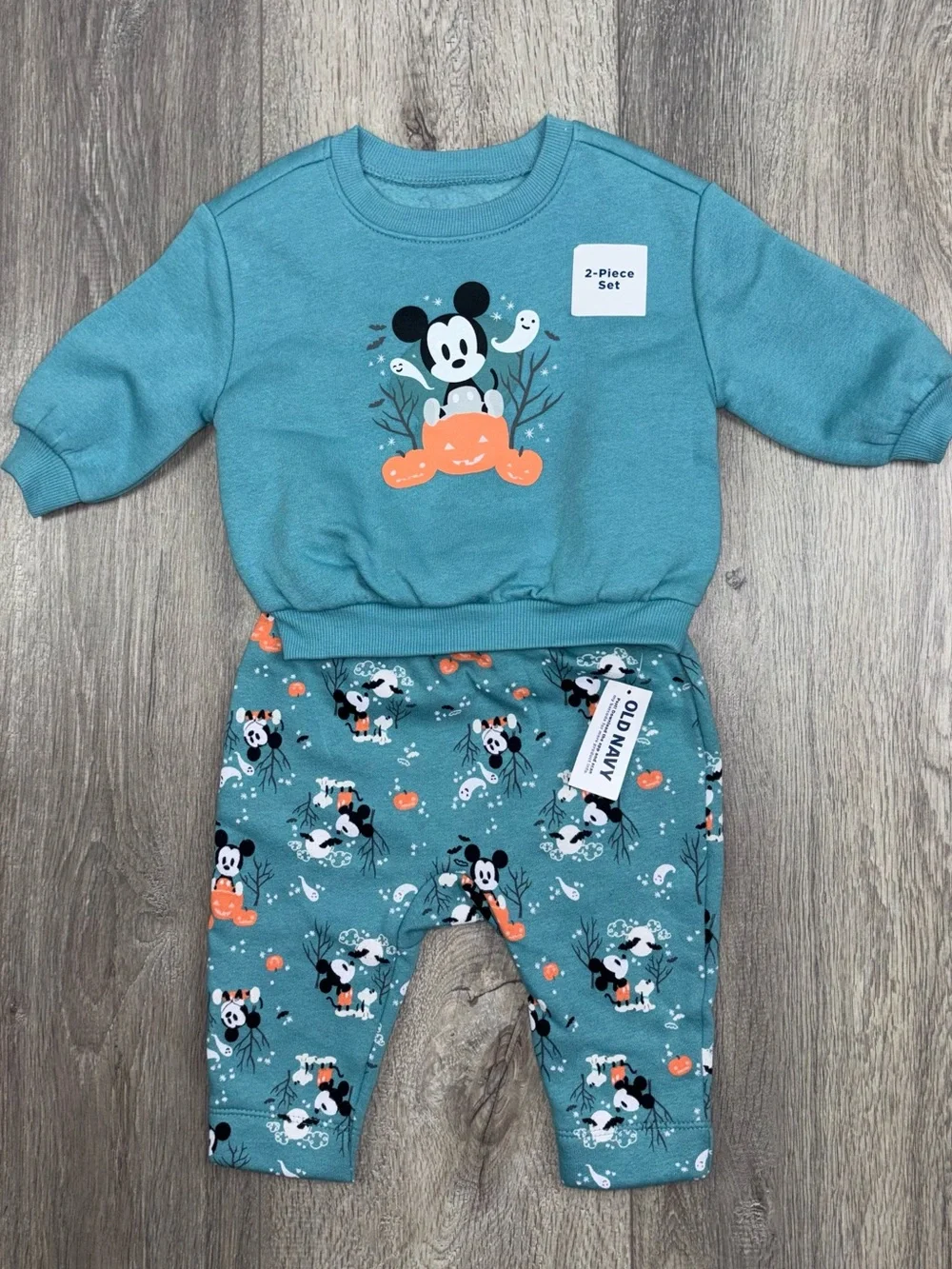 Old Navy Mickey Mouse Halloween Matching Set 3-6 Months